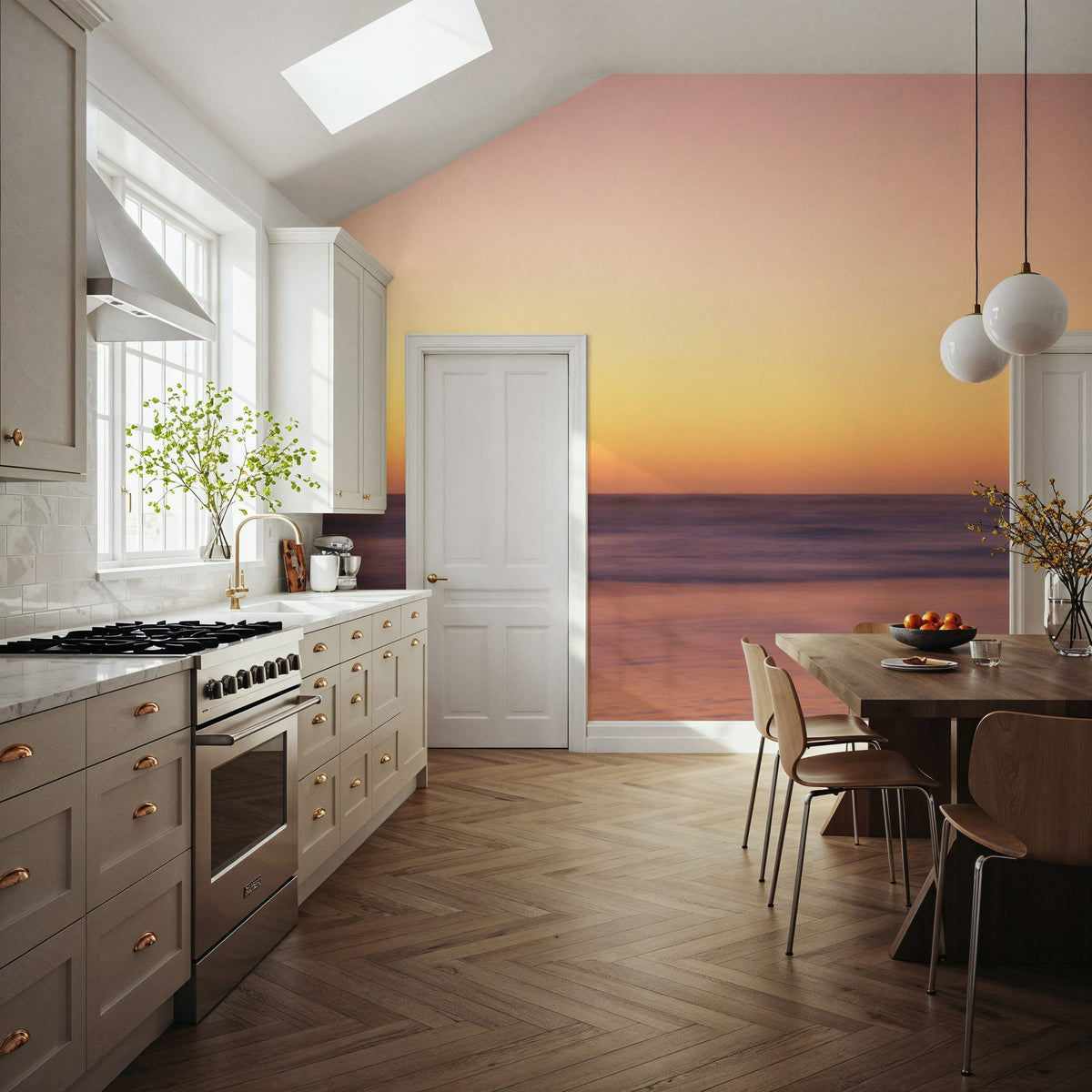 Sunset Serenity Mural Wallpaper - room preview 05