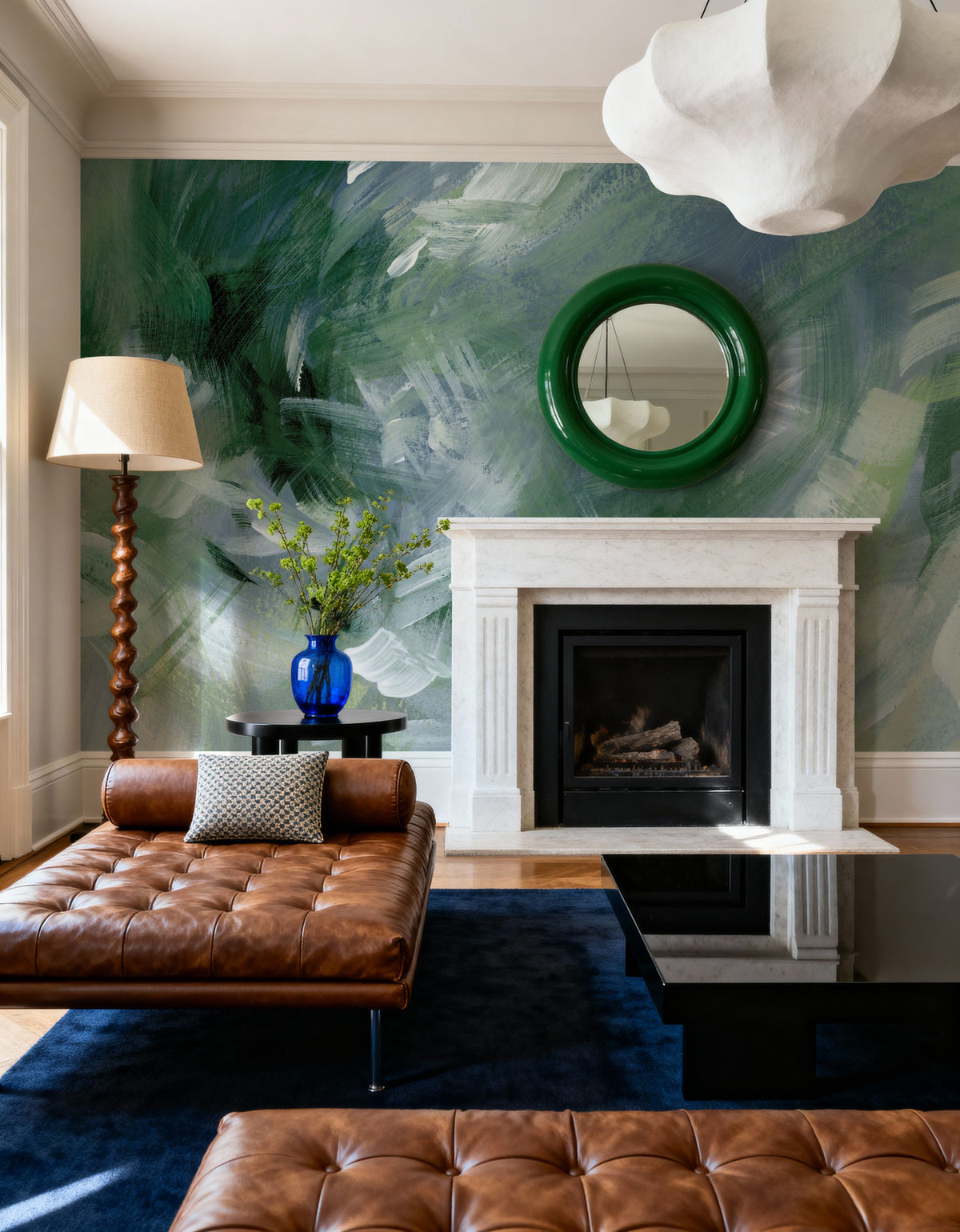 Moonlit Meadow Mural Wallpaper - room preview 05