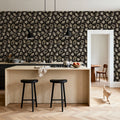 Symbolic Halloween Black Mural Wallpaper - room preview 05