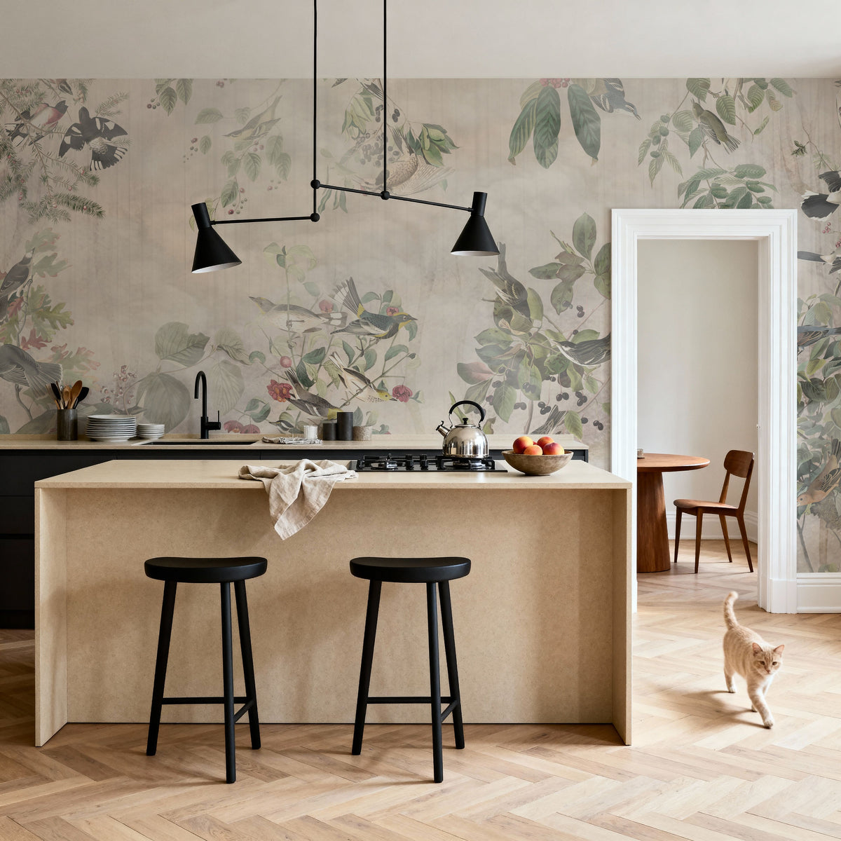 Forest Mist Mural Wallpaper - room preview 05