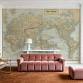 The World Map Asia Mural Wallpaper - room preview 05