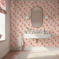 Flamingo Goals Coral Mural Wallpaper - room preview 05
