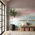 Sky Seaview Falling Mural Wallpaper - room preview 05