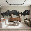 Milton Keynes England Skyline Concrete Mural Wallpaper - room preview 05
