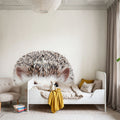 Peeking Hedgehog Mural Wallpaper - room preview 05