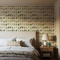 House Plant White Mural Wallpaper - room preview 05