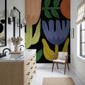 Flower Toss IV Mural Wallpaper - room preview 05