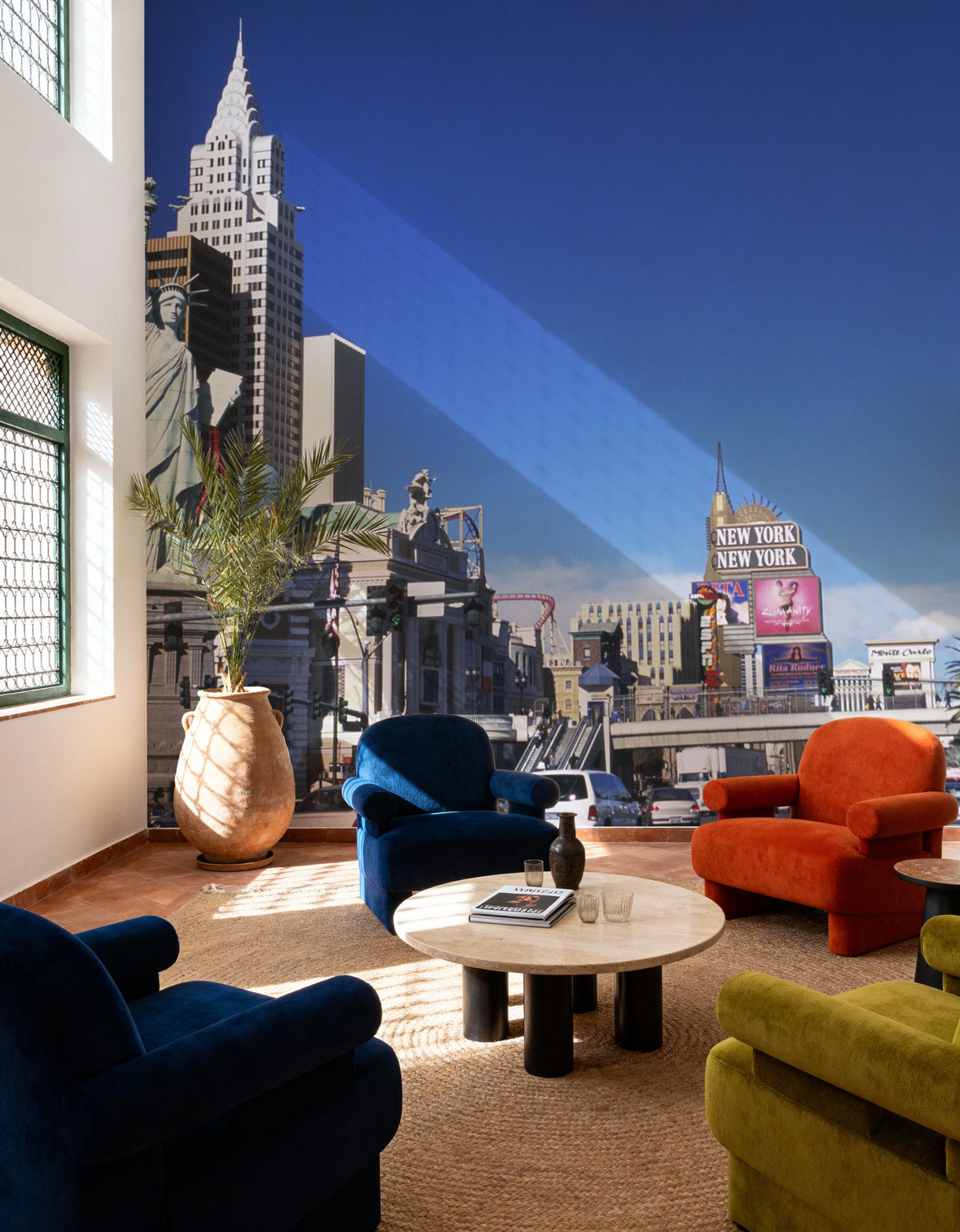 Vegas Skyline Mural Wallpaper - room preview 05