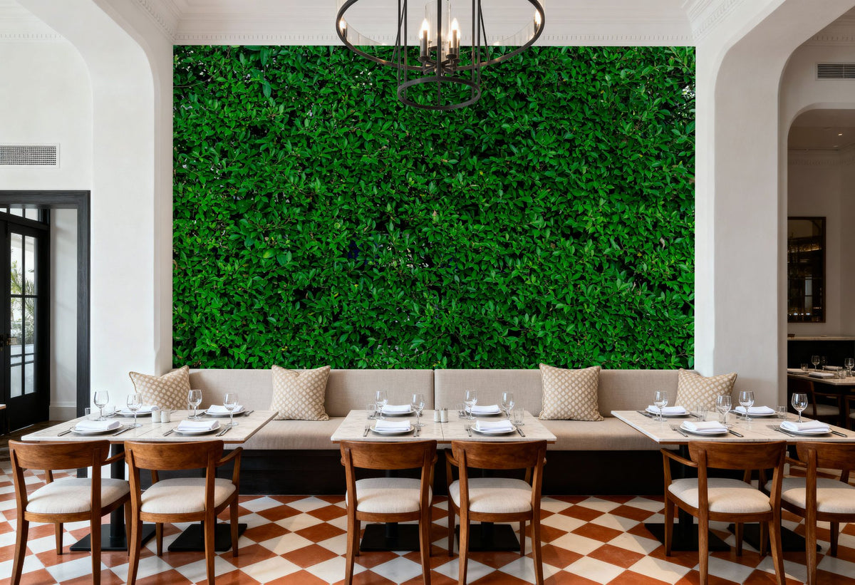 The Green Wall Mural Wallpaper - room preview 05