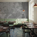 Virginia Beach Grey Mural Wallpaper - room preview 05