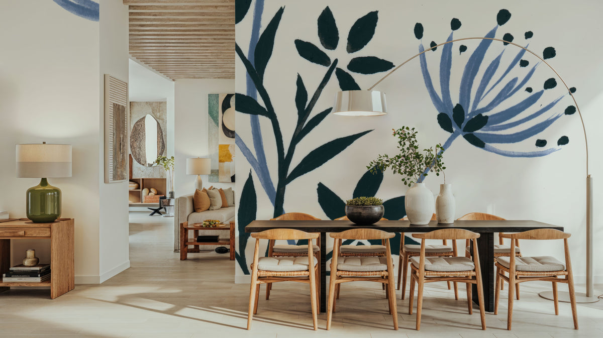 French Country Botanicals II Mural Wallpaper - room preview 05