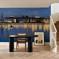 Twilight Reflections Mural Wallpaper - Blue Tone - room preview 05