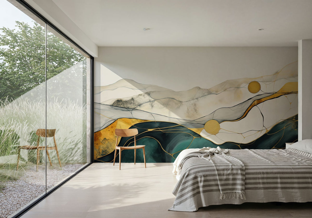 Heart of the Ocean Mural Wallpaper - room preview 05