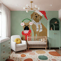 Puppy It's Cold Outside II Mural Wallpaper - room preview 05