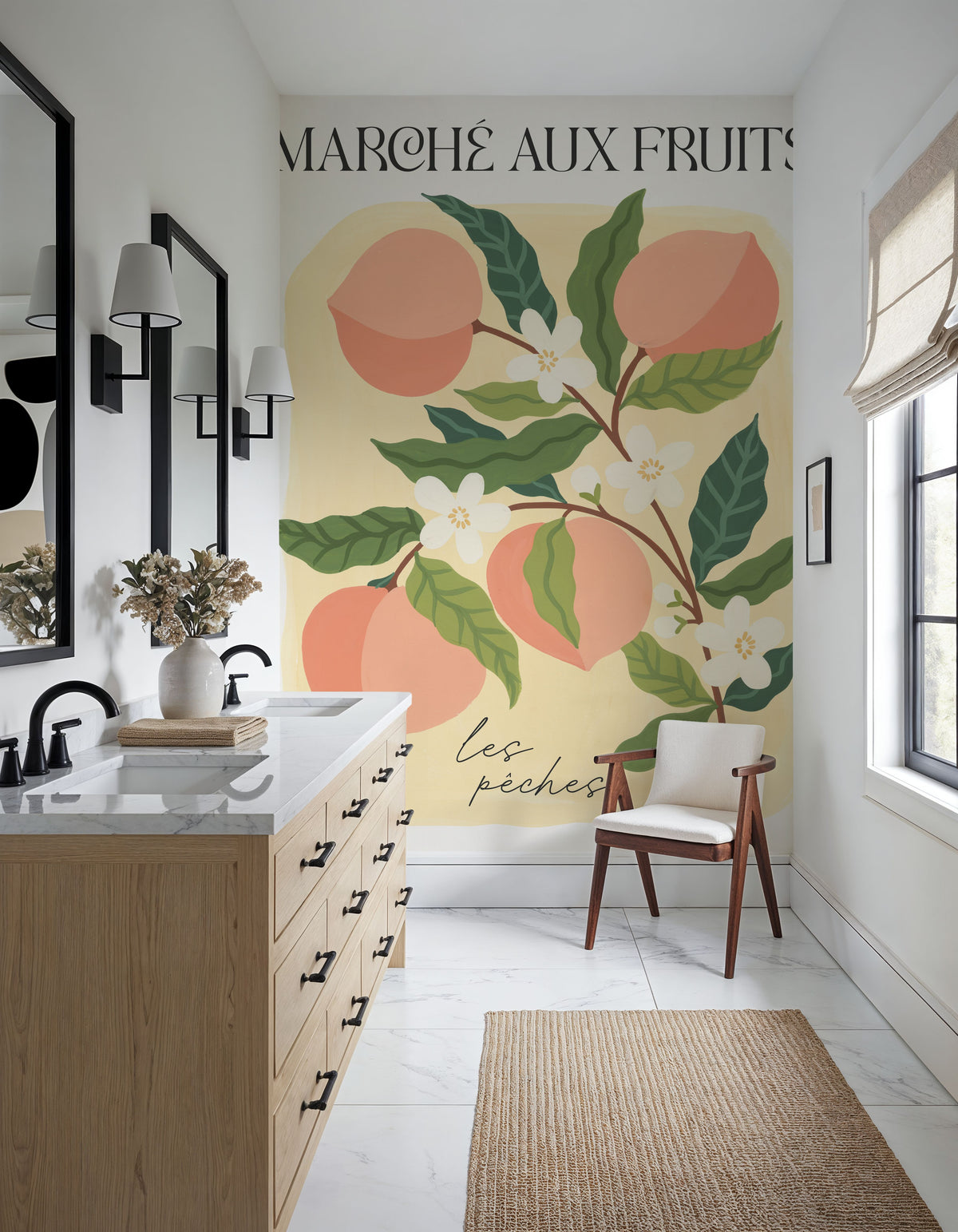 Marche Aux Fruits IV Mural Wallpaper - room preview 05