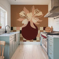 Calico Tulips Mural Wallpaper - room preview 05