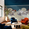 Mediterranean Ocean Terrace Mural Wallpaper - room preview 05