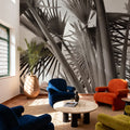 Sepia Palms Mural Wallpaper - room preview 05