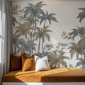 Palm Abode, Bright Mural Wallpaper - room preview 05
