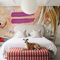 Pop Art Girl Mural Wallpaper - room preview 05