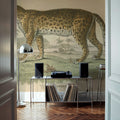 Vintage Leopard Mural Wallpaper - room preview 05