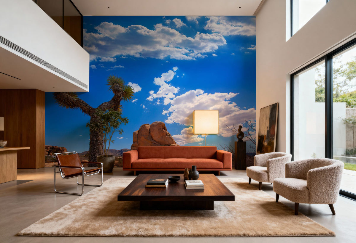 Joshua Tree Blue III Mural Wallpaper - room preview 05