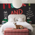 Holiday Wishes III Mural Wallpaper - room preview 05