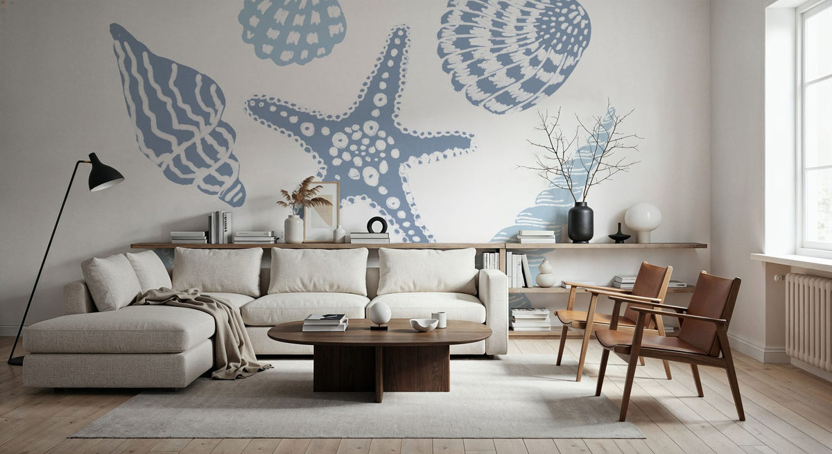Shells on the Shore II Mural Wallpaper - room preview 05