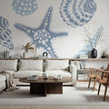Shells on the Shore II Mural Wallpaper - room preview 05