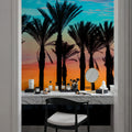 Miami Palms Mural Wallpaper - room preview 05