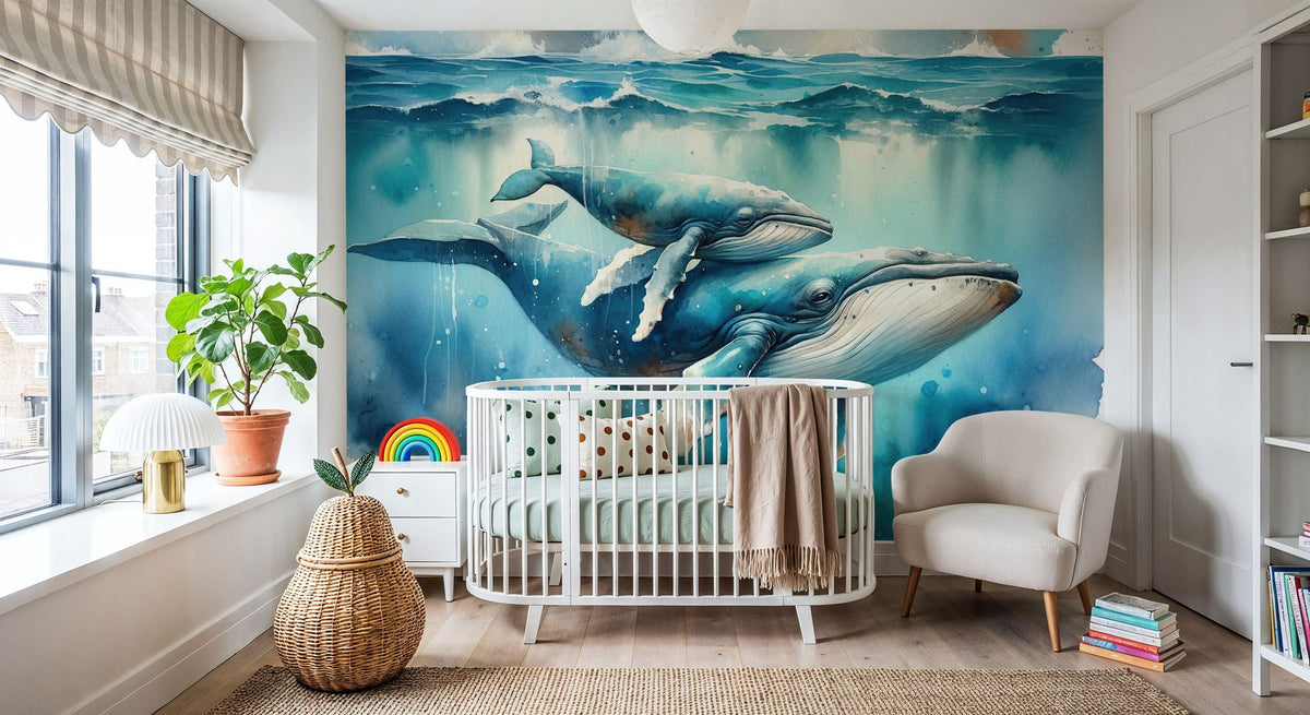 Ocean's Gentle Embrace Mural Wallpaper - room preview 05