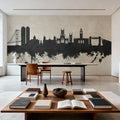 Kingston Upon Hull England Skyline Concrete Mural Wallpaper - room preview 05