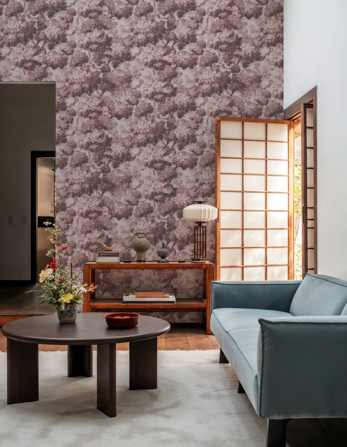 Greenwood Linden, Wine Mural Wallpaper - room preview 05
