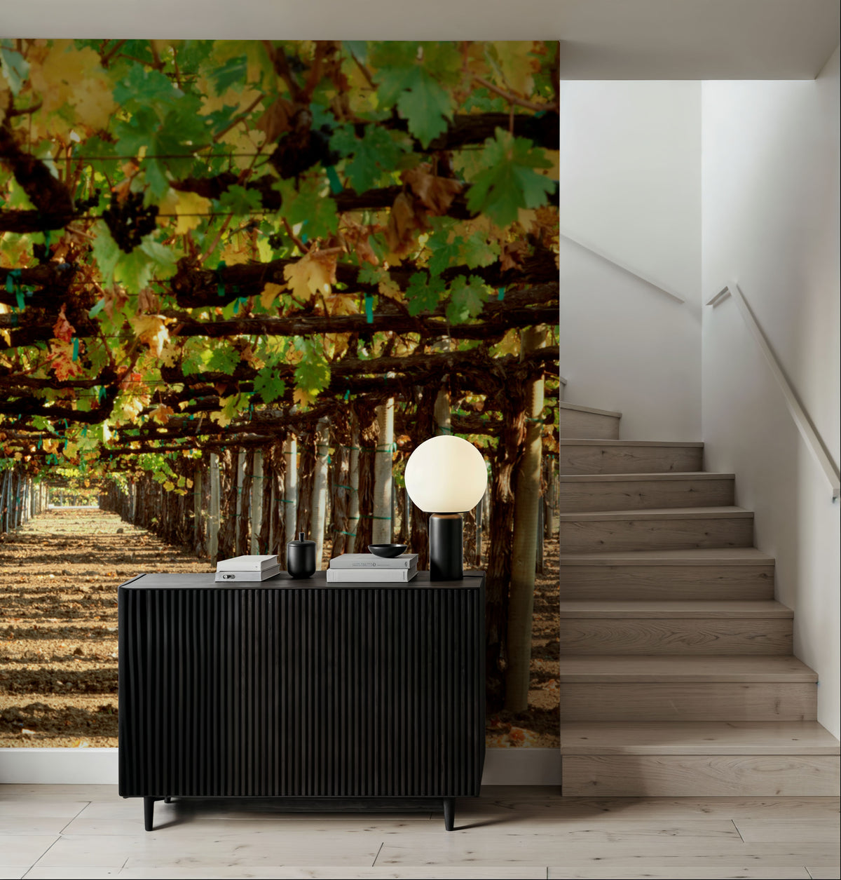 Vineyard Roofing Mural Wallpaper - room preview 05