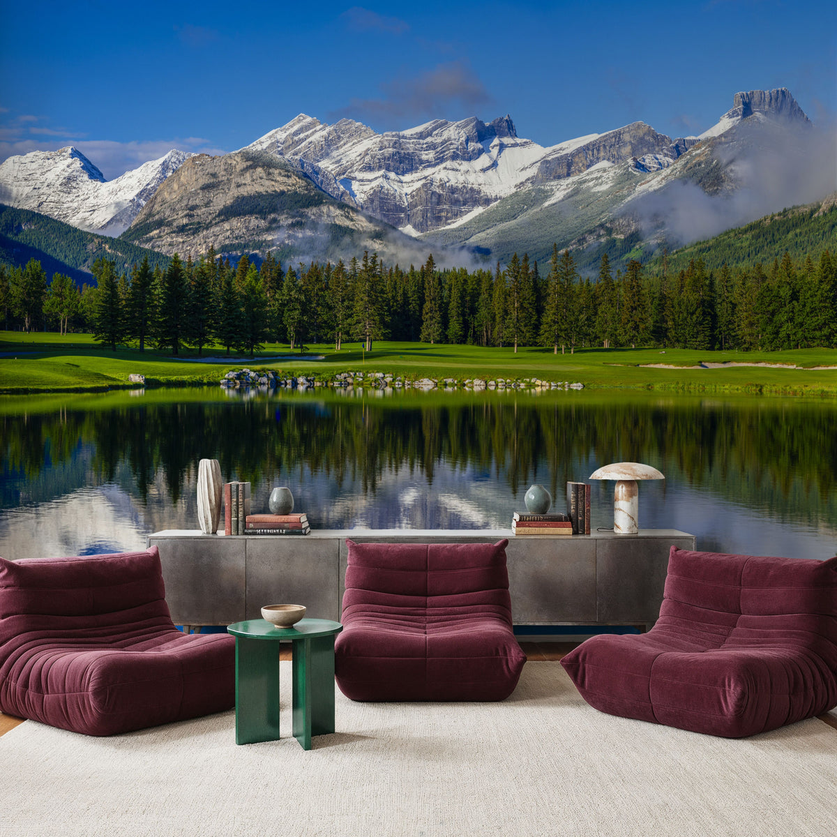 Mt Lorette Golf Course Mural Wallpaper - room preview 05