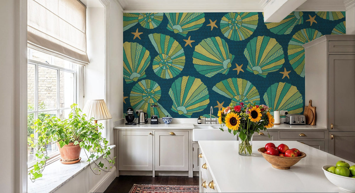 Coastal Treasure XIV Mural Wallpaper - room preview 05
