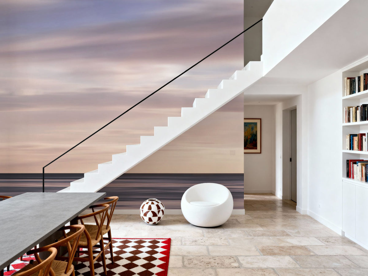 Lilac Horizon Mural Wallpaper - room preview 05