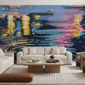 Rain Drops on City Road Mural Wallpaper - room preview 05