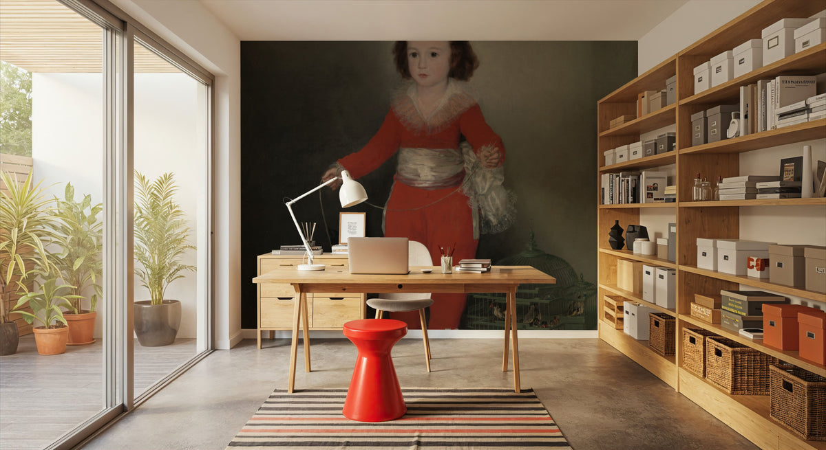 Manuel Osorio Manrique De Zúñiga (Red Boy) Mural Wallpaper - room preview 05