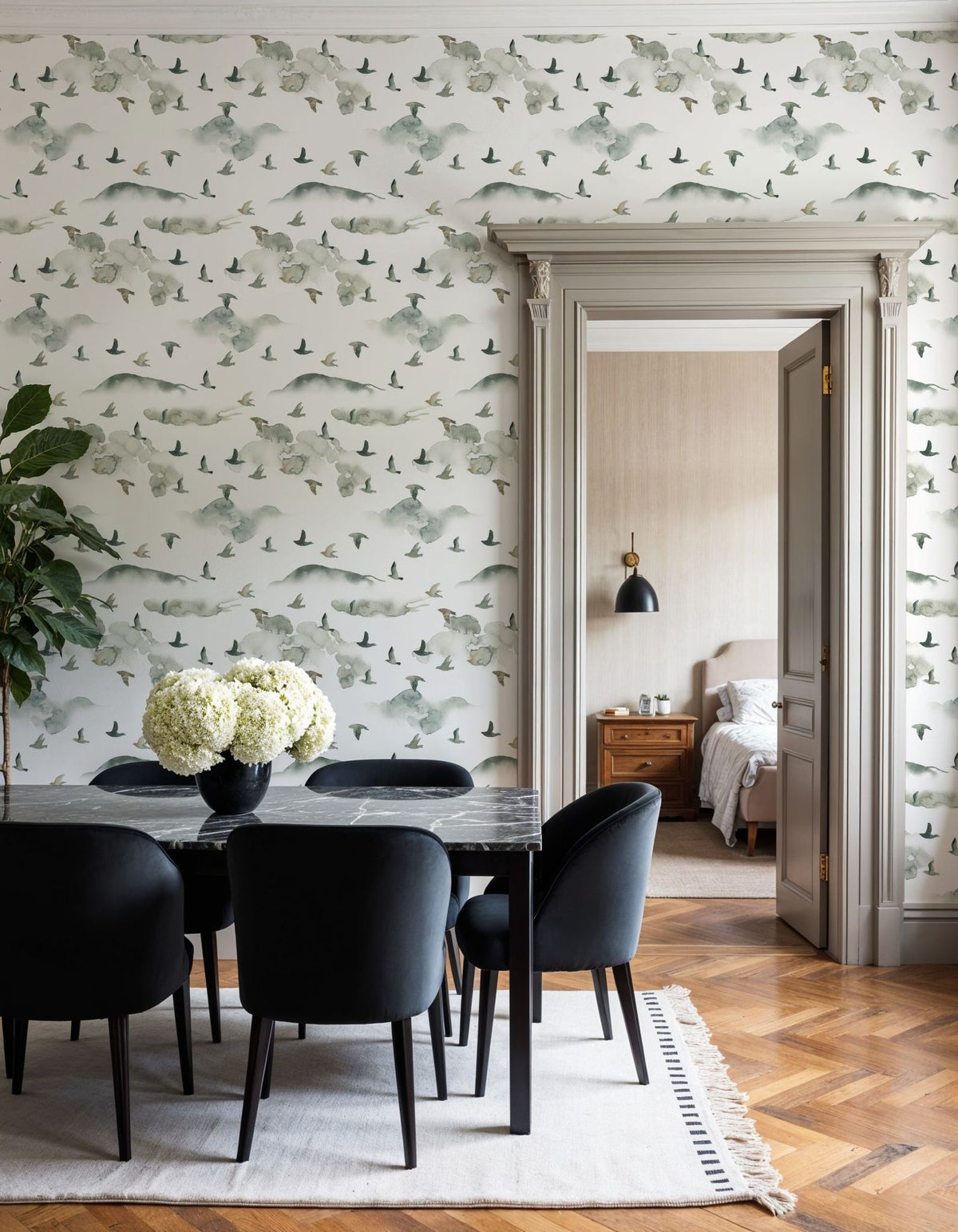 Autumn Flight Mural Wallpaper - room preview 05