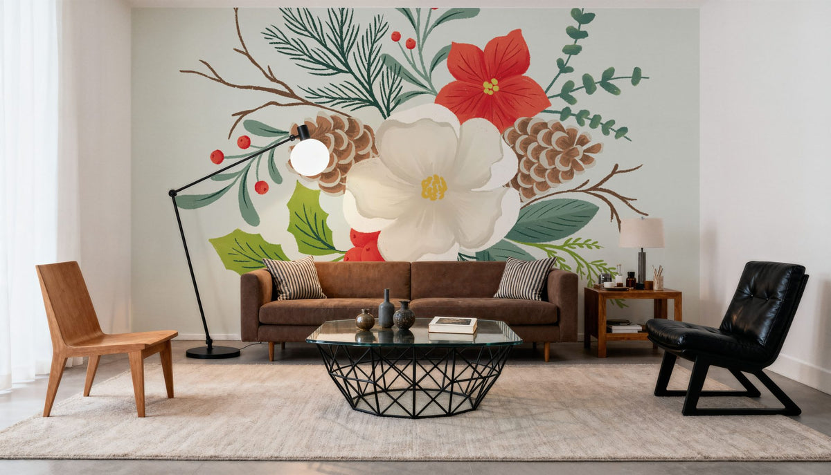 Winter Arrangements II Mural Wallpaper - room preview 05