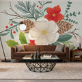 Winter Arrangements II Mural Wallpaper - room preview 05