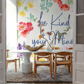Fresh Floral V Mural Wallpaper - room preview 05