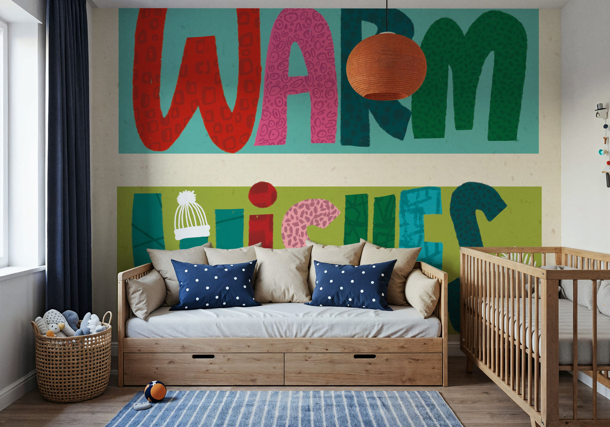 Festive Feelings IV Mural Wallpaper - room preview 05