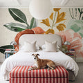 Chic Flowers Mural Wallpaper - room preview 05