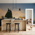 Sea Stacks in Pacific Ocean Mural Wallpaper - room preview 05