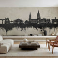 Truro England Skyline Concrete Mural Wallpaper - room preview 05