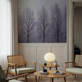 Trees in Mist Mural Wallpaper - room preview 05