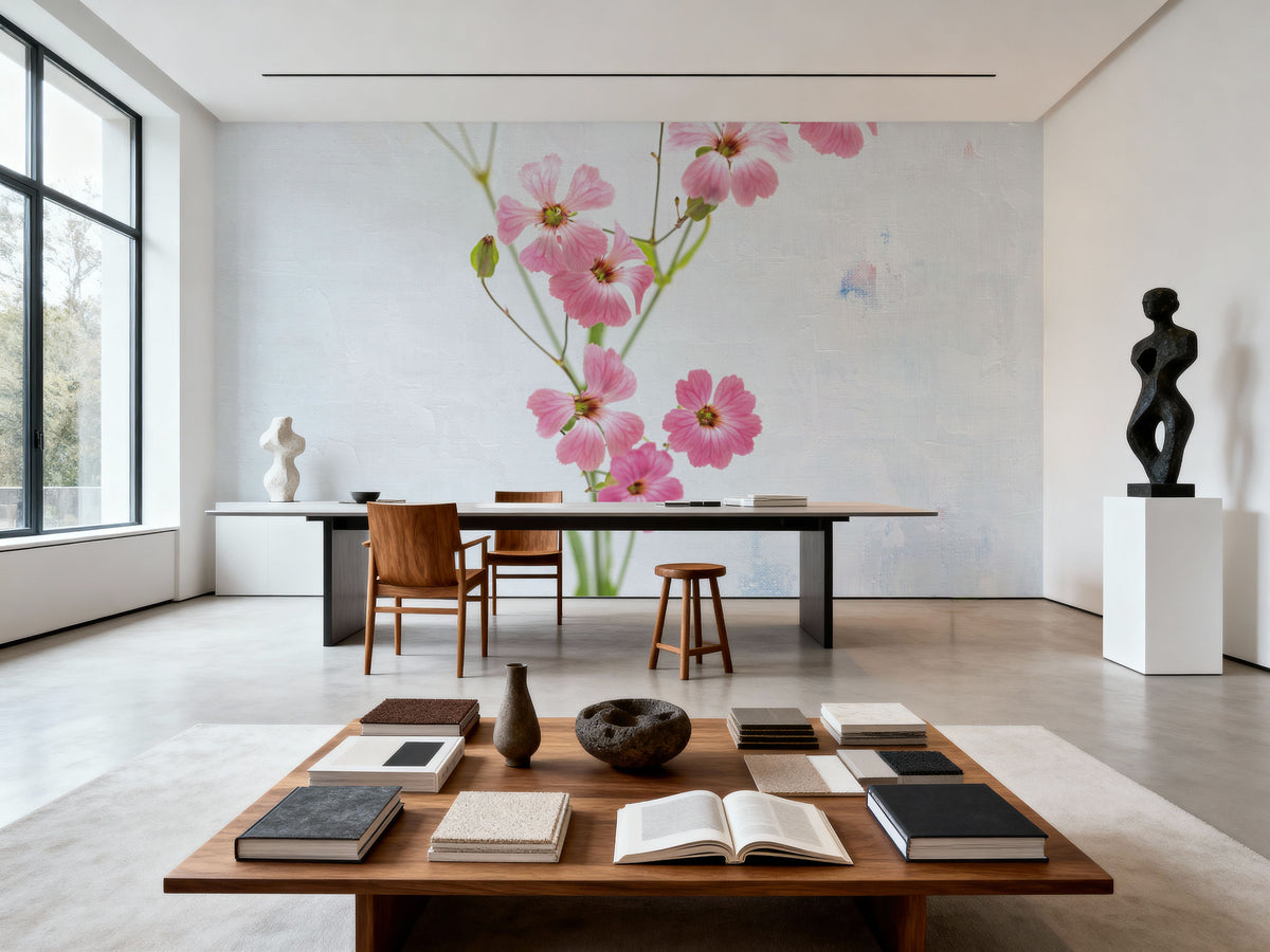 Wonderful Wildflowers XV Mural Wallpaper - room preview 05