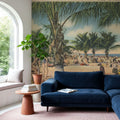 Miami Beach Postcard Mural Wallpaper - room preview 05
